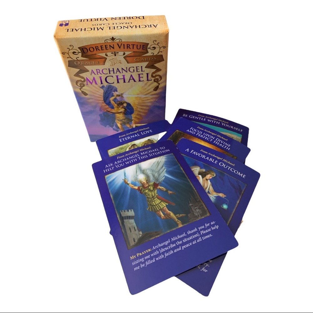 RARE!! Archangel Michael Oracle 44 Card Deck Tarot by Doreen Virtue Out of Print
